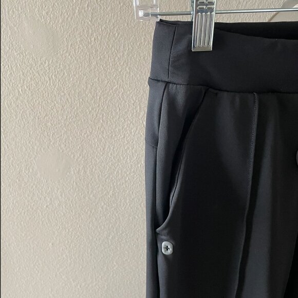 NWOT FIGS PIEDRA HIGH WAISTED STRAIGHT LEG FORMX SCRUB PANTS--XSMALL--BLACK - Picture 7 of 10